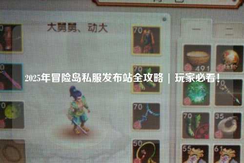 2025年冒险岛私服发布站全攻略 | 玩家必看！